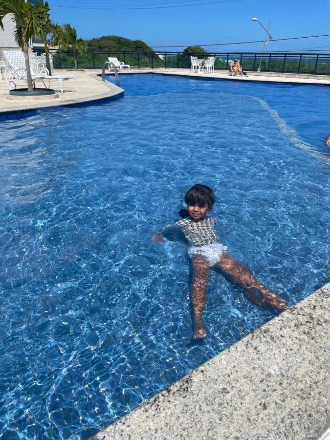 Apartment Aconchegante Vista Mar E Piscina Em Cond De